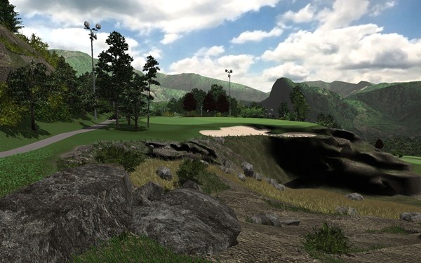 AboutGolf模拟高尔夫精准绘制的3D球场